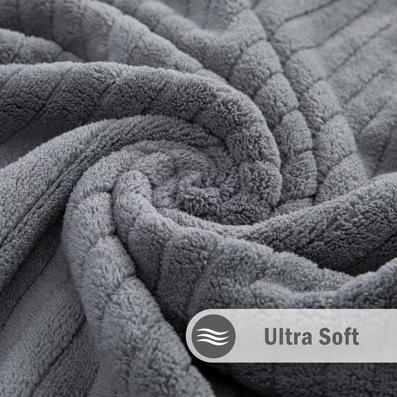 CloudPlush™ 4-Pack Oversized Bath Sheets Set (35" x 70") – Ultra-Soft Microfiber Extra Large Bath Towels, Quick-Dry & Super Absorbent Jumbo Towel Set for Bathroom, Spa, Pool & Beach
