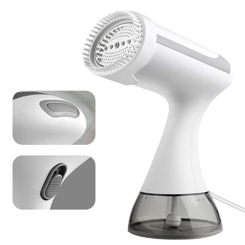ProSteam™ 1100W Handheld Garment Steamer – Fast 20s Heat-Up Portable Clothes Steamer with 300ml Large Water Tank
