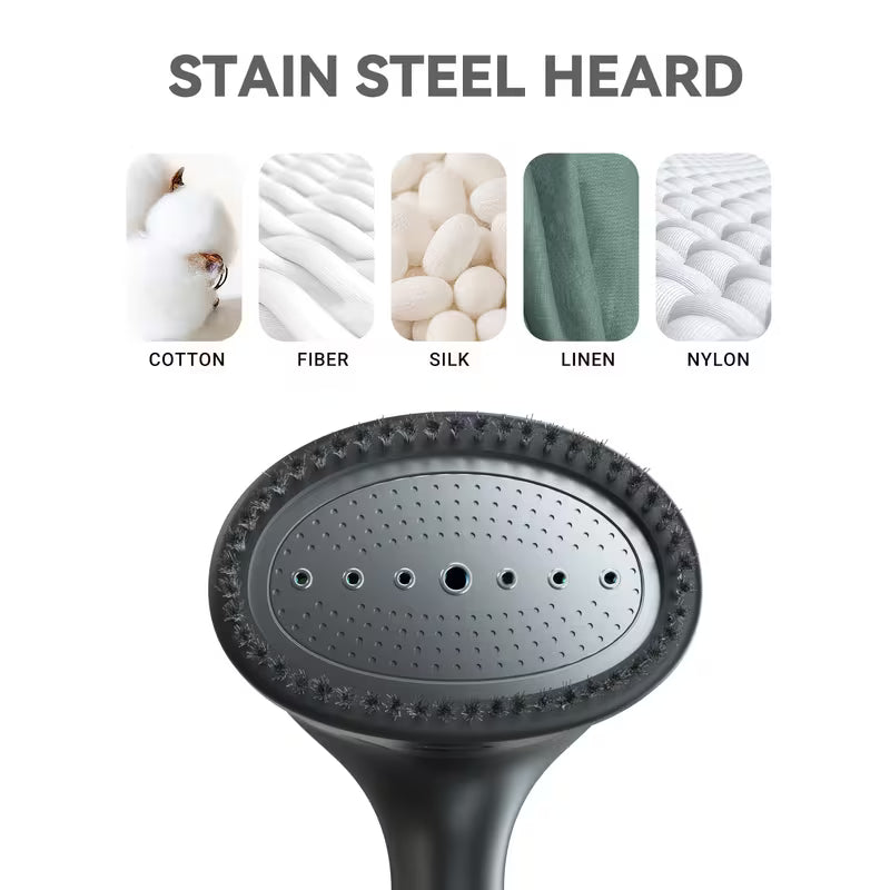ProSteam™ 1100W Handheld Garment Steamer – Fast 20s Heat-Up Portable Clothes Steamer with 300ml Large Water Tank