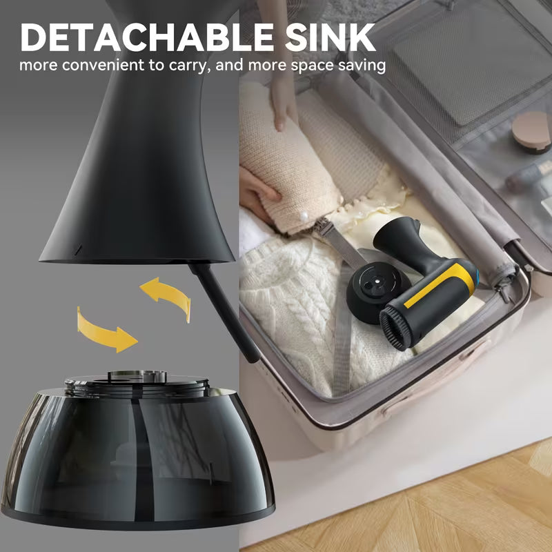 ProSteam™ 1100W Handheld Garment Steamer – Fast 20s Heat-Up Portable Clothes Steamer with 300ml Large Water Tank